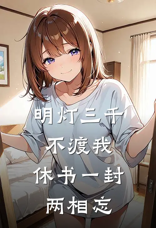 明灯三千不渡我，休书一封两相忘