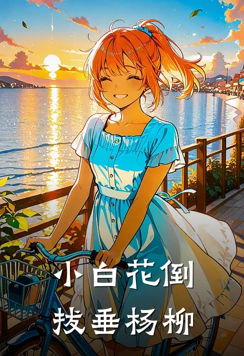 小白花倒拔垂杨柳